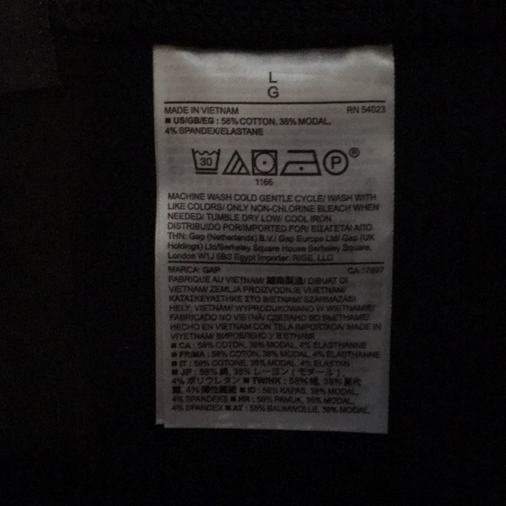 Gap moto pointe true black pants - Picture 6 of 6